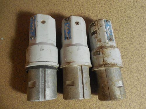 3 Crouse Hinds Arktite Plug Hazardous Location APJ6485 Model M72 60 amp 3w 4p
