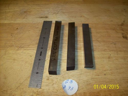 3 High Speed Steel  1/2 ”Square Tool Bits USA NEW