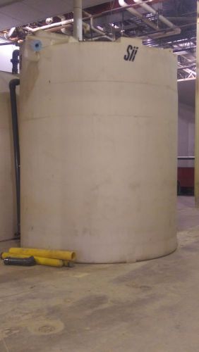 (2) snyder industries inc sii hdpe vertical storage tanks 6000 gallons for sale