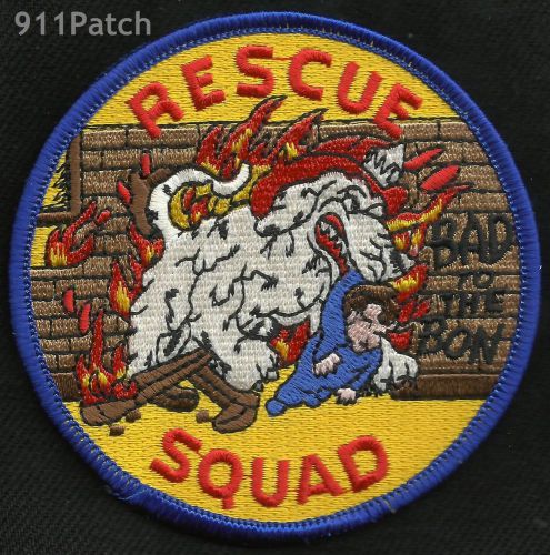 NEW ORLEANS, LA - RESCUE SQUAD BAD TO THE BONE FIREFIGHTER Patch Fire Department