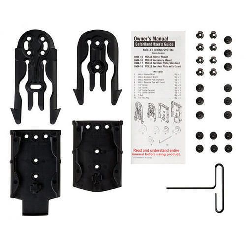 Safariland molle-kit1-2 black mls molle locking system mounting kit for sale