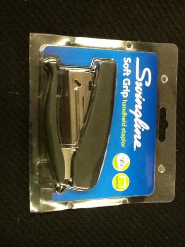 Swingline Soft Grip Hand Stapler, 20-Sheet Capacity, Black