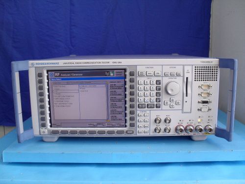 R&amp;s cmu200 w/various opts. - universal radio comm. tester for sale