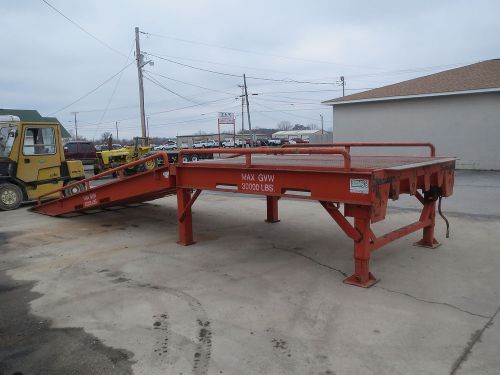 Dura ramp 30,000 lbs portable forklift- loading dock 88&#034; wide, 32 ft overall for sale