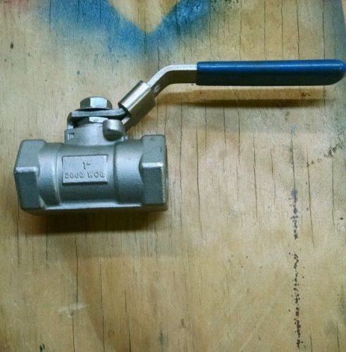 1&#034; stainless ball valve for sale
