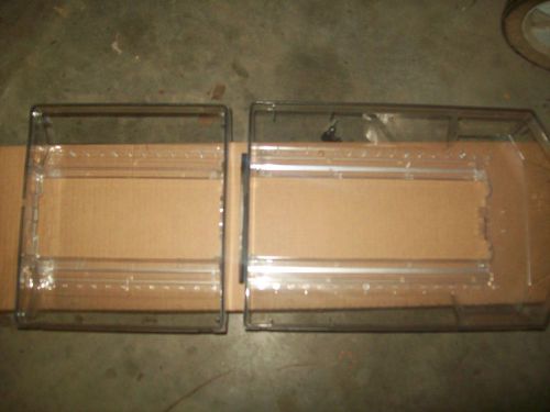 1 set Code 3 MX7000 lower domes Clear Pair