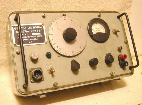 Signal Generator SG-377A/AN/URM-127 U.S.Military Field Test Unit AUL Instruments