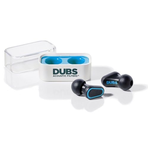 DUBS Acoustic Filters Earbuds Advanced Tech Earplugs Blue Concert Plane Game