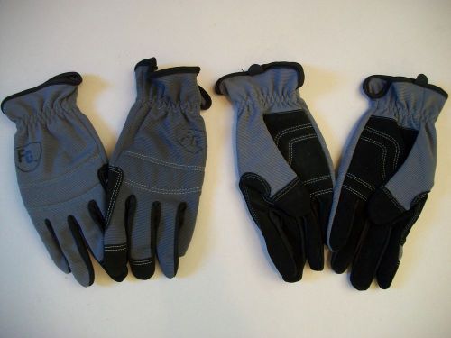 FG Firm Grip work gloves Gray Size XL 2 pair -  New without tags #3003