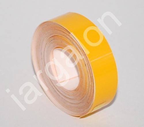 General Embossing Tape Glossy Yellow 1/2&#034; x 12 Ft Unmarked NEW Label Labeling