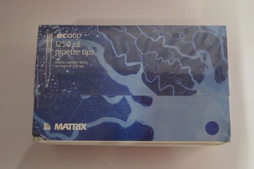 Matrix Ecotip 1250- uL pipette tips number 8056 720/CS