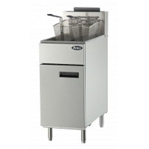 New atosa  natural gas or propane deep fryer 50 lbs capacity, model atfs-50 for sale