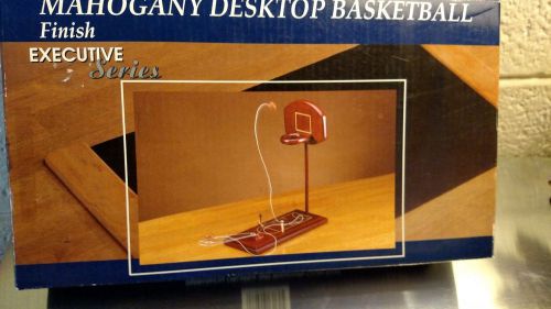 Mahogany Finish Desktop Basketball Never Used