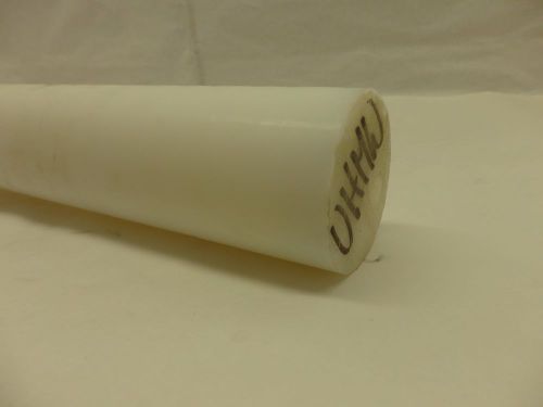Natural UHMW Plastic Rod 3&#034; Dia x 36&#034; Length Bar 3 feet B6