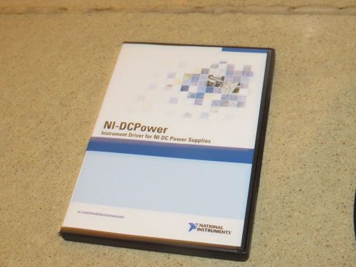 NATIONAL INSTRUMENTS NI NI-DCPOWER INSTRUMENT DRIVER CDS- VERSION 1 1.1