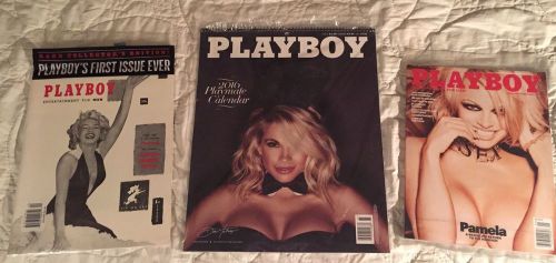 2016 Playboy Calendar, First And Last NEW MINT UNOPENED