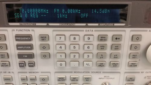 Hewlett Packard HP 8648B Signal Generator 9KHz - 4000MHz w/ opt: G94 Tested