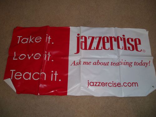 JAZZERCISE Banner- Take it love it teach it Signage