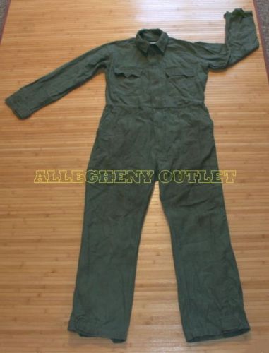 Lot USGI Military OD Cotton COVERALLS Zipper, Velcro, or Button Many Size FAIR