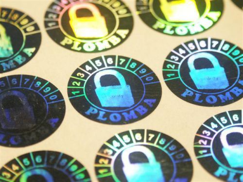 Hologram Stickers,Numbered, Tamper-Proof, Security Labels, 460 lot