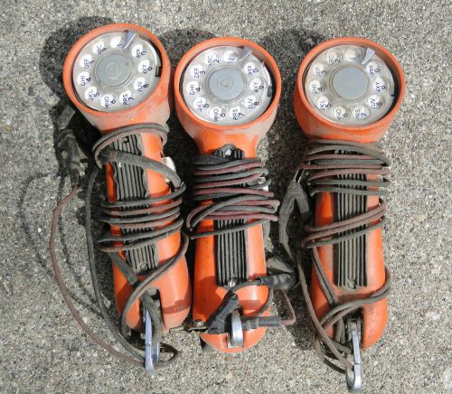 Lot of 3 Orange Lineman Rotary Butt Test Set Line Testers by AT&amp;T and Bell !!