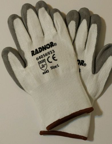 Radnor Large (size 9) White 13 Gauge HPPE (Level 2) Cut Resistant Gloves (12pk)