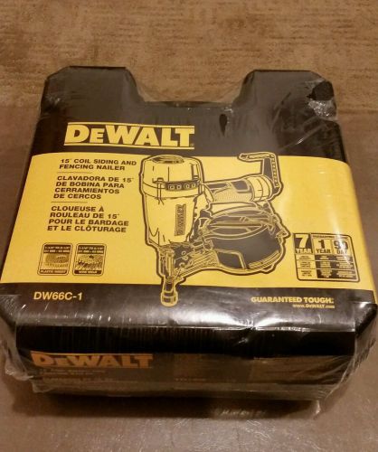 Dewalt dw66c-1 2-1/2 inch 15 degree coil siding and fencing nailer for sale