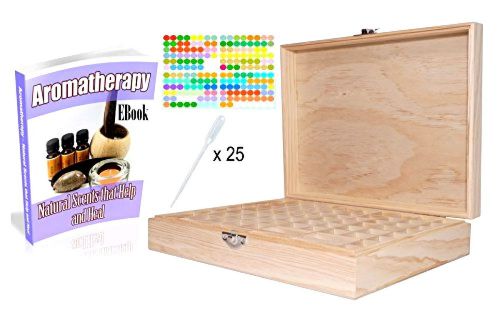 Essential Oil Box-Popular Carrying Case Makes Great Gift (68 Small 6 Big Grids)