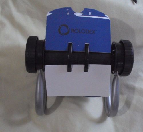 Rolodex Open Rotary Business Card File with 2-1/4 x 4 Inch Cards and INDEX TABS