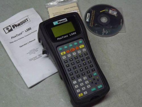 Panduit PanTher LS8E Hand-Held Thermal Transfet Label Printer Vrersion 2.0