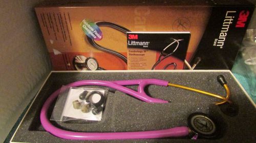 3m littmann cardiology iii stethoscope, rainbow lavender, 27 inch, 3158 for sale