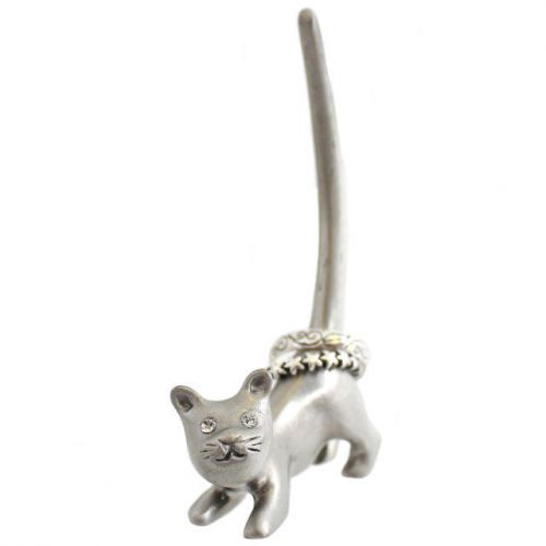 cat ring holder jewellery display holder 9cm tall by 5cm RH_28425