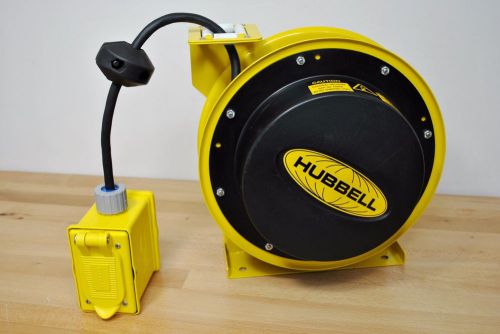 Hubbell wiring device-kellems 45 ft retractable extension cord reel hbl45123r for sale