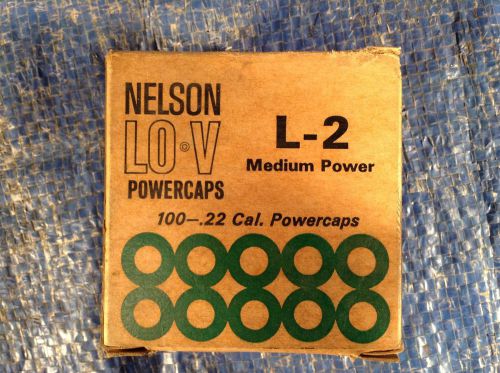Nelson Lo-V L-2 Medium Power 100-.22cal Power Caps