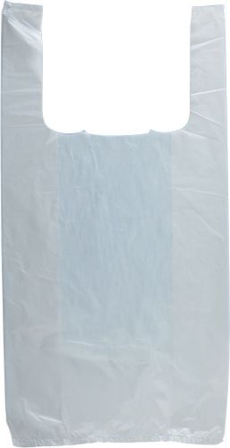 1/6 BBL 11.5 x 6.5 x 21&#034; White USA Made T-Shirt Bags Merchandise Bags 1000/case