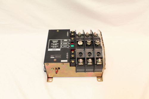 Okura Intex MAC-DT 105 Amp Automatic Transfer Switch 250 VAC 3 Pole Magnetic