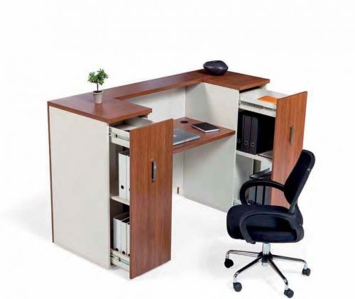 Reception Station Filing Organize Set Contemporary Reception Desk