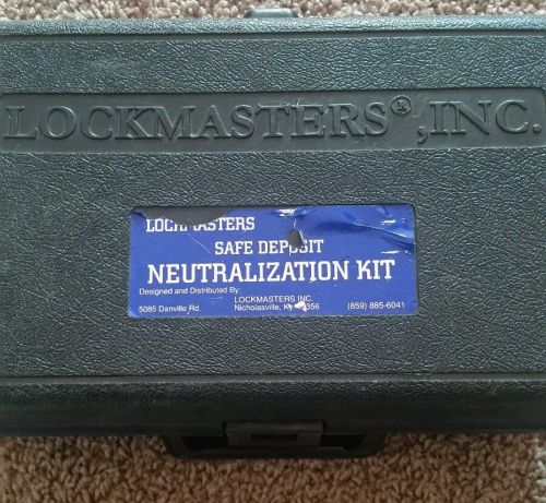 Lockmasters Safe Deposit Neutralization Kit