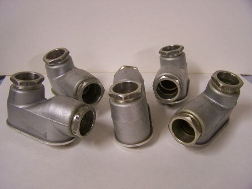 3/4&#034; service entrance elbow with blank cover &amp; gasket -killark yslb-2  - qty. 5 for sale