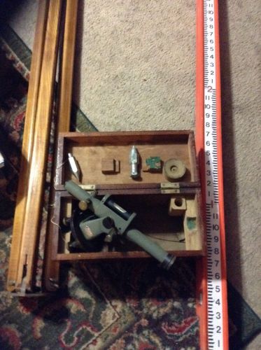 Vintage  Sears Roebuck Surveyor&#039;s Transit WITH TRIPOD AND ACCYS