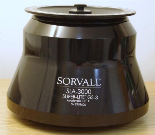 Sorvall sla-3000 super-lite gs-3 rotor, 6 x 500 ml, looks &amp; spins perfectly! for sale