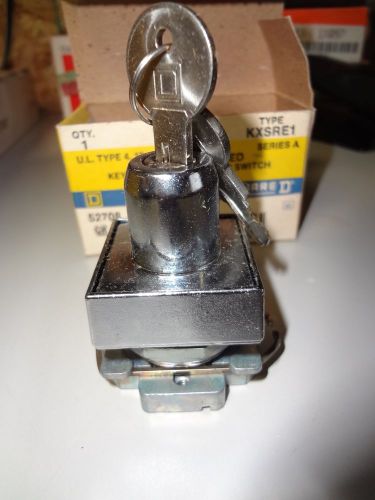 SQUARE D 9001KXSRE1 KXSRE1 2 POSITION ROTARY KEY SWITCH NEW IN THE BOX