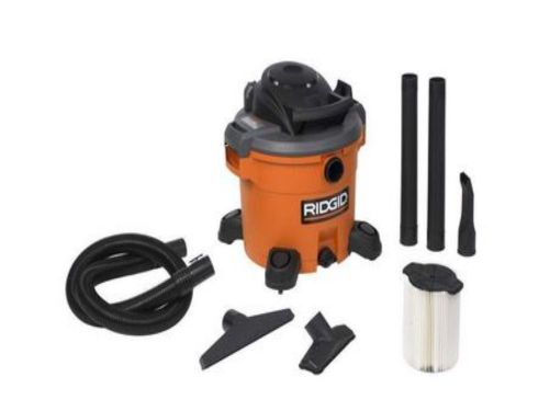 Ridgid 12 gal. 5 php wet/dry vacuum high performance cleaner wd1270 peak hp new for sale