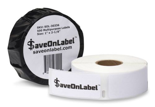 SaveOnLabel DYMO 30336 Compatible (1&#034; x 2-1/8&#034;) Multipurpose Labels 1 Roll