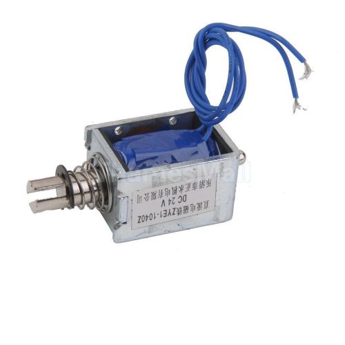 24V Pull Open Frame Solenoid Electromagnet Actuator 10mm Stroke 0.7Kg Force