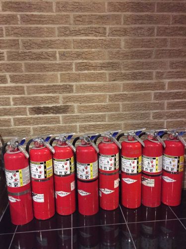FIRE EXTINGUISHER 10LBS 10# ABC NEW CERT TAG LOT OF 8 (SCRATCH/DIRTY)