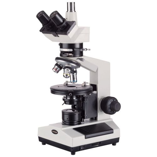 Amscope pz200ta trinocular polarizing microscope 40x-640x for sale