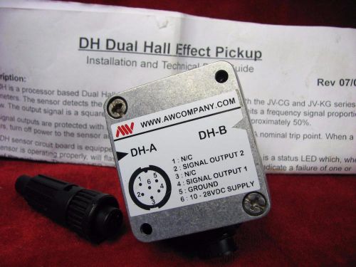 AW Company DH Dual Hall Effect Pickup for JV-CG JV-KG Flow Meter - New