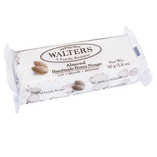 Walters Homemade Honey Almond Nougat, 2-Ounce Packages (Pack of 6)
