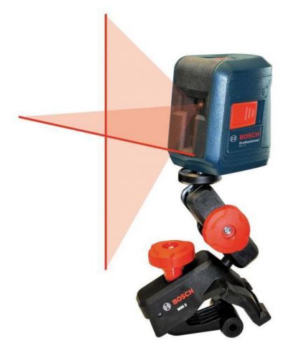 Bosch Laser Level Cross-Line with Clamping Mount Self-Leveling Tool New